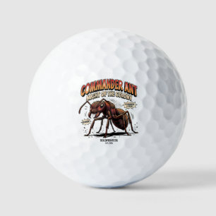 Commander Ant Might of the Colony Graphic Golf Balls
