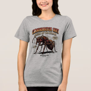 Commander Ant Women's T-Shirt Tri-Blend Shirt