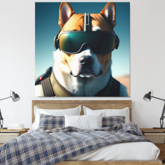 COMMANDER DOG ART PRINT 