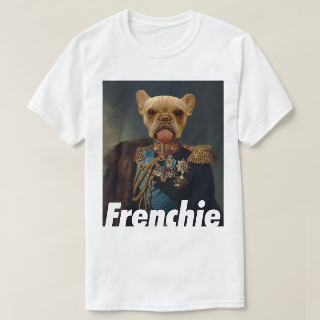 Commander Frenchie T-Shirt (Design Front)
