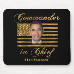 Commander in Chief, Barack Obama Mouse Mat