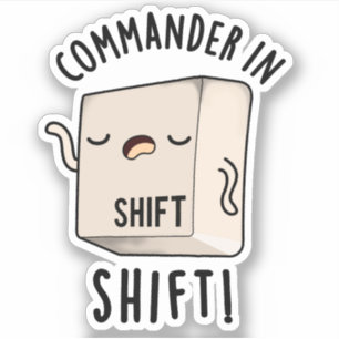 Commander In Shirt Funny Keyboard Pun