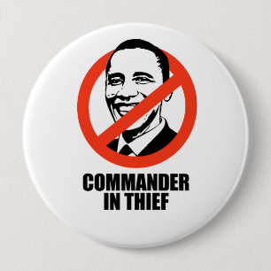 Commander in Thief 10 Cm Round Badge