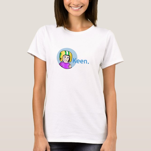 Commander Keen Women's Baby Doll T-shirt (Front)