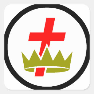 Commandery Square Sticker