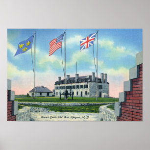 Commanding Officer Room in Old French Castle Poster