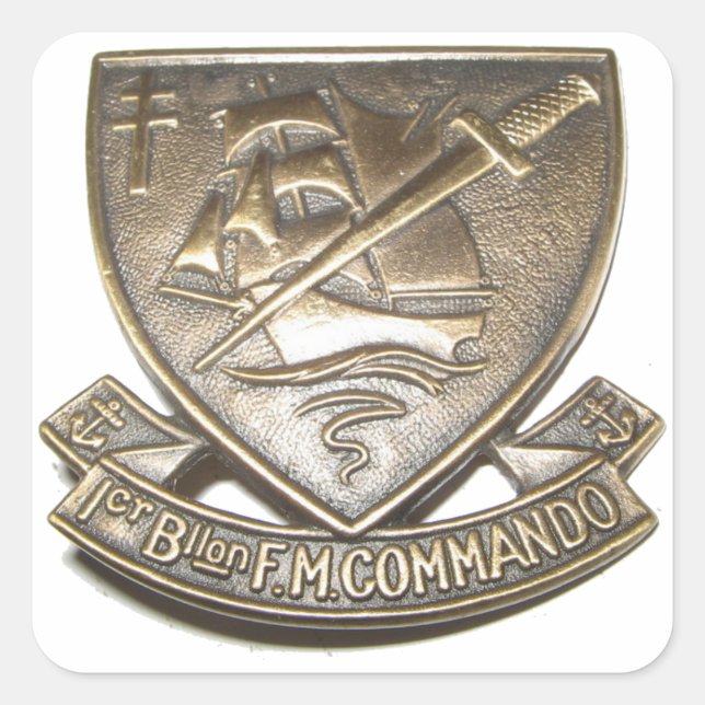 Commando Kieffer - Badge 1 BFMC Square Sticker (Front)