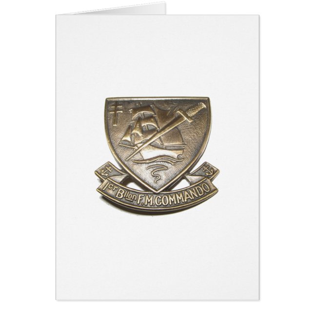 Commando Kieffer - Insigne 1er BFMC (Front)