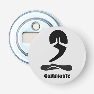 Commaste Button Bottle Opener