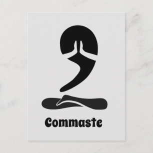 Commaste Postcard