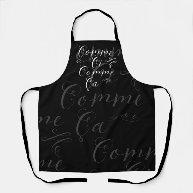 Comme Ci Comme Ca Funny French Apron (Front)