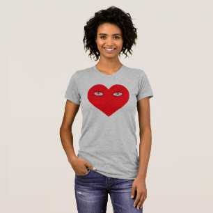 Comme des Garçons Play White Heart T-Shirt