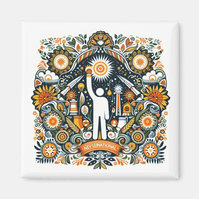  commemorating National Energy Conservation Day  Magnet (Front)