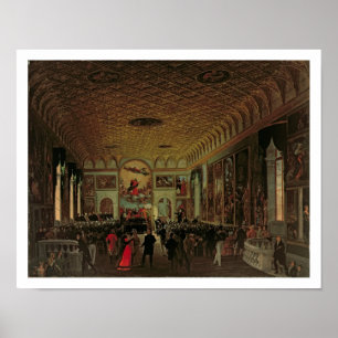 Commemoration of Antonio Canova (1757-1822) in the Poster