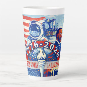 Commemorative 1776-2026 USA Semiquincentennial Latte Mug