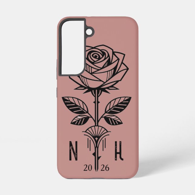 Commemorative Art Deco Rose Phone Case - Samsung (Back)