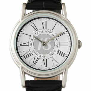 Commemorative Birthday Celebration Personalised Watch