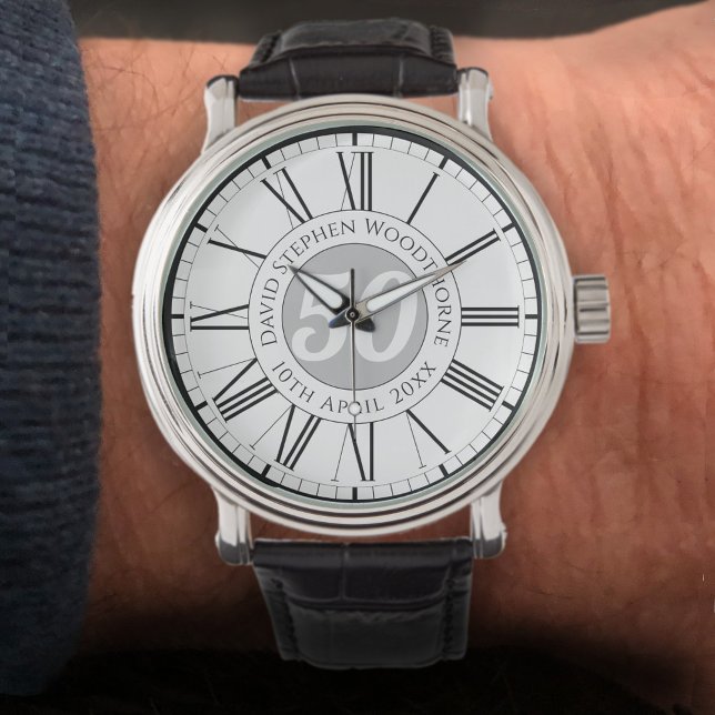 Commemorative Birthday Celebration Personalized Watch (Creator Uploaded)