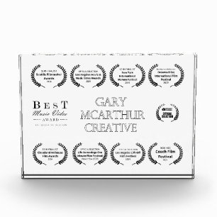 Commemorative Laurels  Photo Block