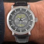 Commemorative Retirement Award Watch<br><div class="desc">Retirement Award from a Company or Organisation. Recognition of an employee's dedication and long service.</div>