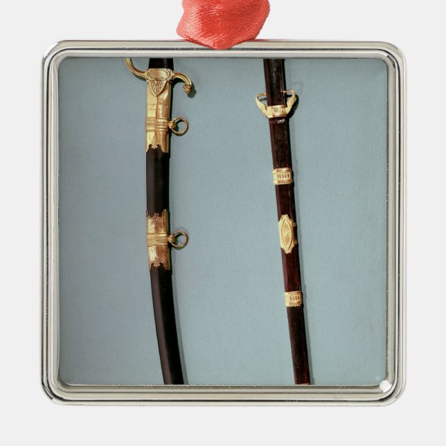 Commemorative sword given by Napoleon Bonaparte Metal Tree Decoration (Front)