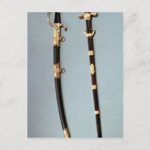Commemorative sword given by Napoleon Bonaparte Postcard