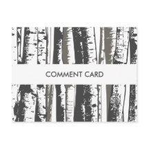 comment card aspen trees