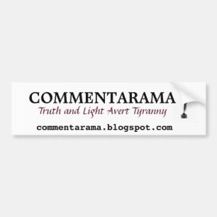 Commentarama Bumper Sticker