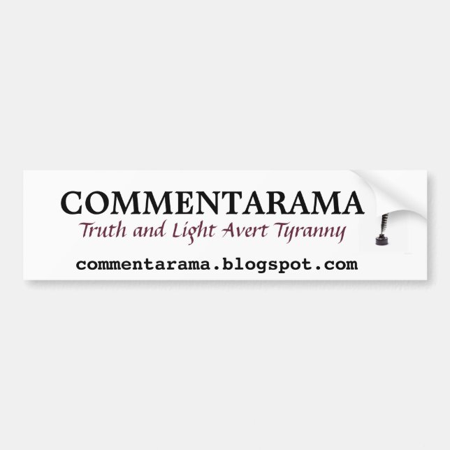 Commentarama Bumper Sticker (Front)