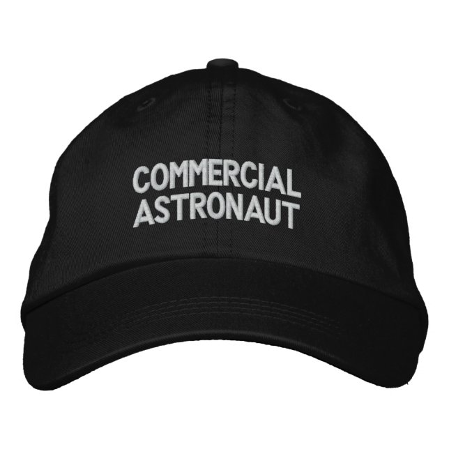 Commercial Astronaut Embroidered Hat (Front)