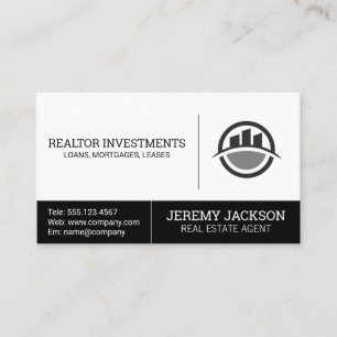 Commercial Buildings   Real Estate Business Card