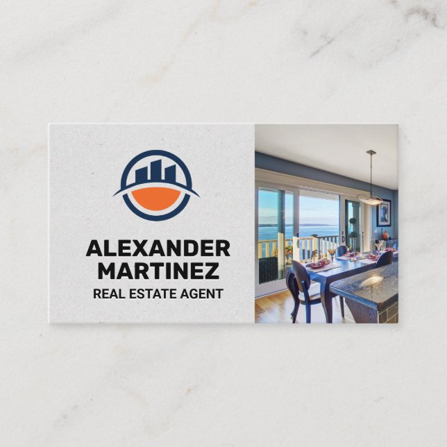 Commercial Buildings | View of Balcony  Business Card (Front)