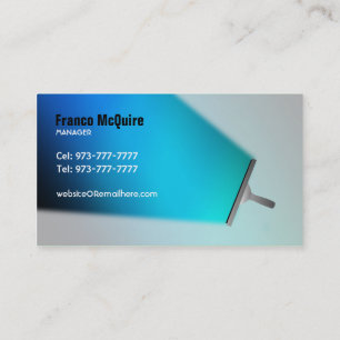 Commercial Cleaner business cards