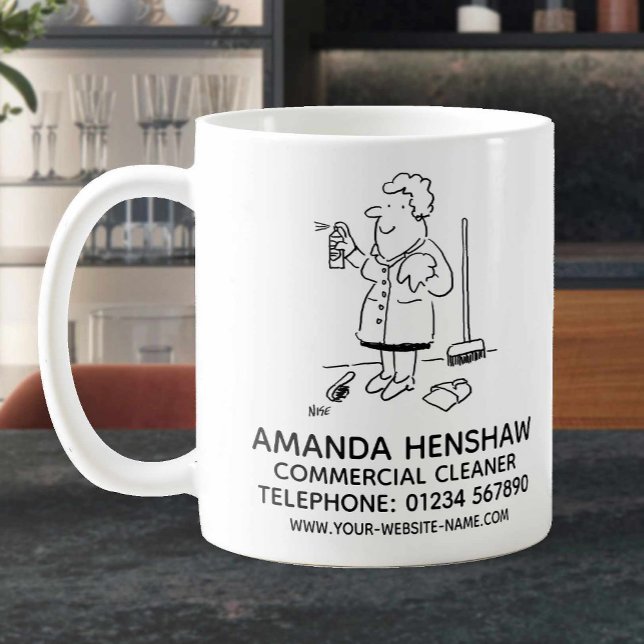 Commercial Cleaner Promotional Coffee Mug (Creator Uploaded)