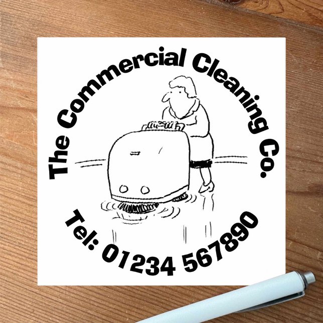 Commercial Cleaners & Cleaning. Rubber Stamp (Creator Uploaded)