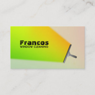 Commercial Cleaning business cards