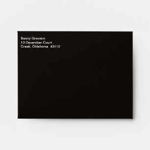 Commercial Contemporary Smoky Black Envelope