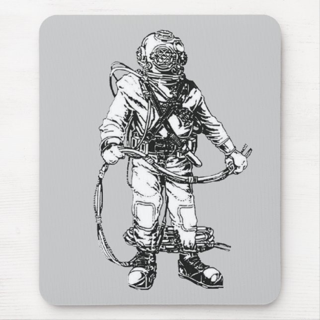 Commercial Diving Gear Mousepad (Front)