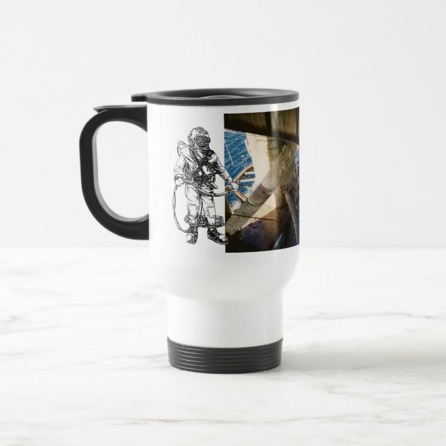 Commercial Diving Travel Mug (Left)