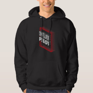 Commercial Drone Pilot Job Title Appreciation Retr Hoodie