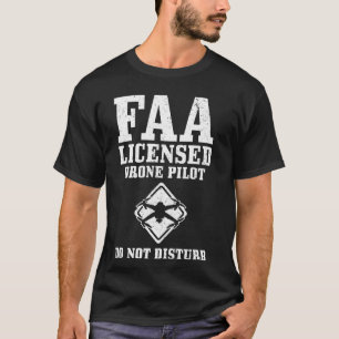 Commercial Drone Pilot Licensed Certified RC Opera T-Shirt