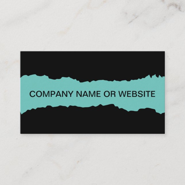 Commercial Excavation Services Business Card (Front)