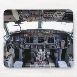 Commercial Jet Cockpit Mouse Mat