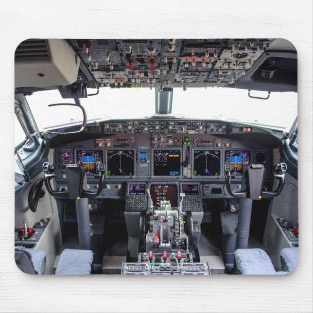 Commercial Jet Cockpit  Mouse Mat (Front)