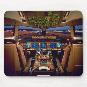 Commercial Jet Cockpit Mouse Mat