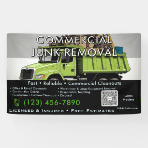Commercial Junk Removal Banner Office Retail Clean