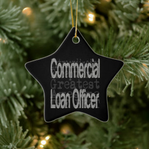 Commercial Loan Officer Extraordinaire Ceramic Tree Decoration