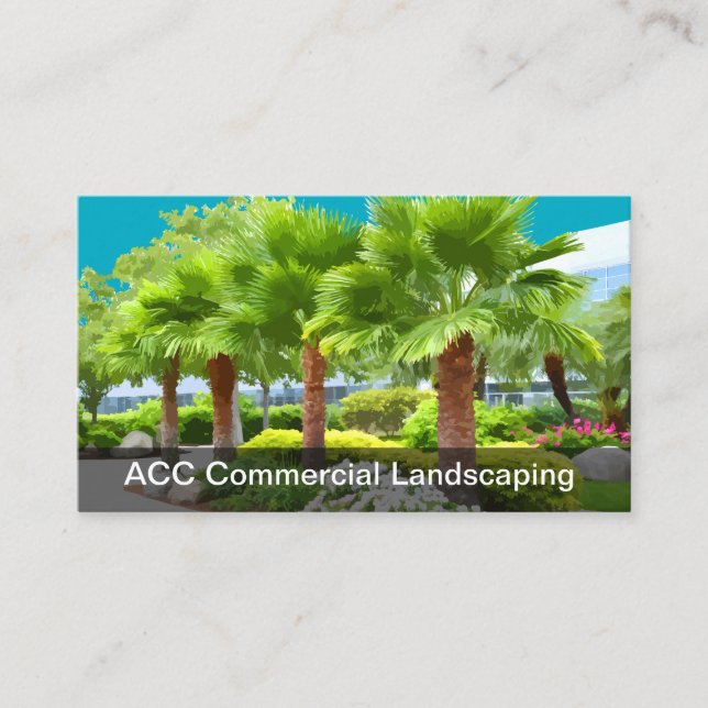 Commercial Office Landscaping Business Cards (Front)