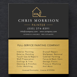 Commercial Painter Business Card