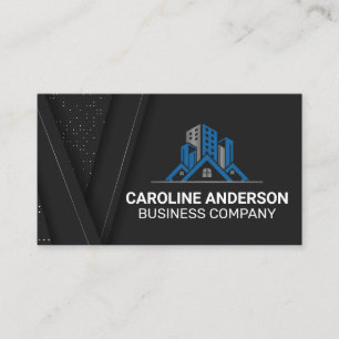 Commercial Real Estate Buildings Business Card